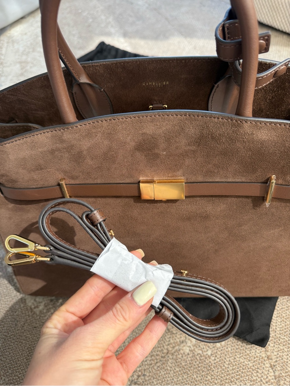 Demellier The Hudson Suede Tote - Picture 8 of 14